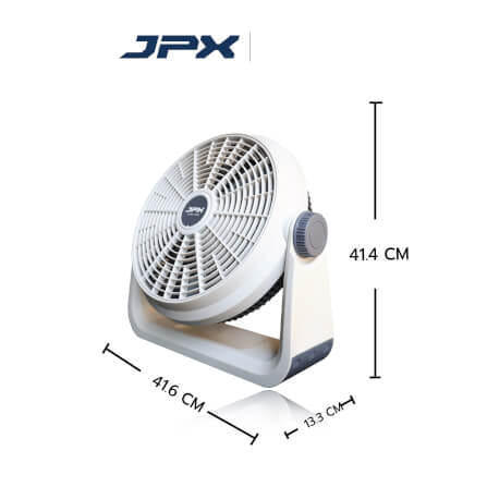 พัดลมแบบตั้งโต๊ะ 12นิ้ว JPX HG-A1205 สีขาว_2